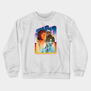 Hero (pink starfield, desert border) Crewneck Sweatshirt